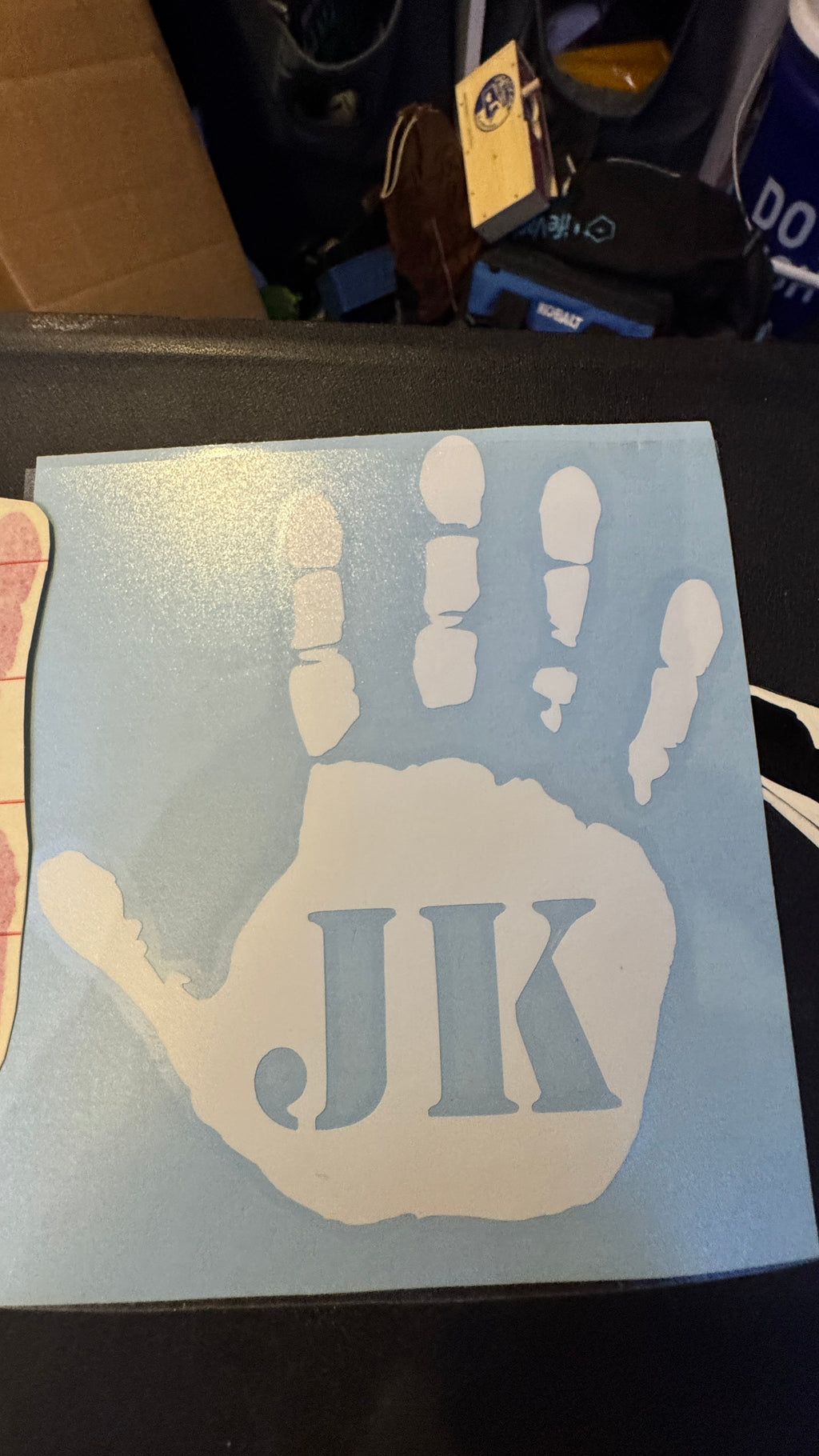 Jeep Hand with vehicle code