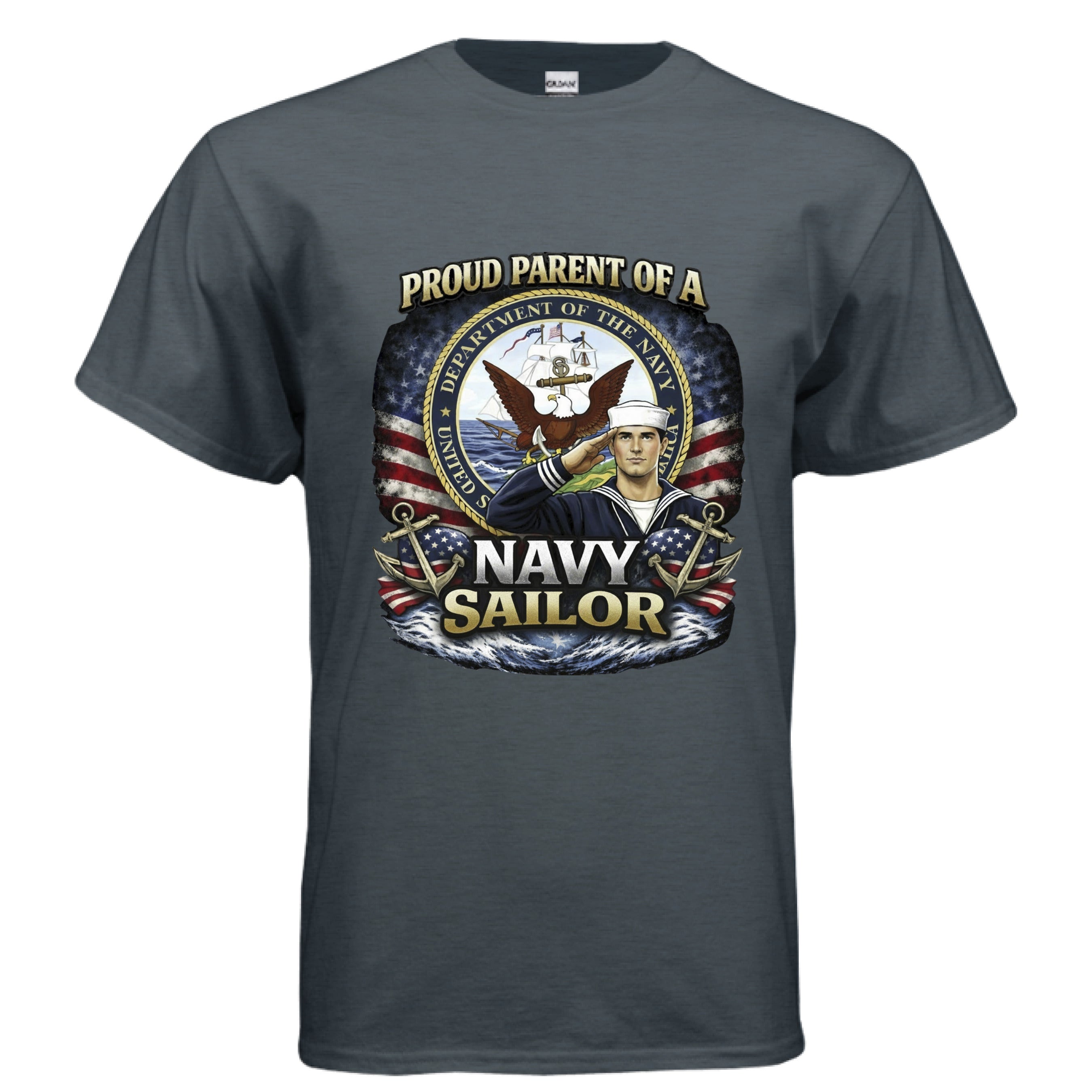 Heather Navy - FRONT