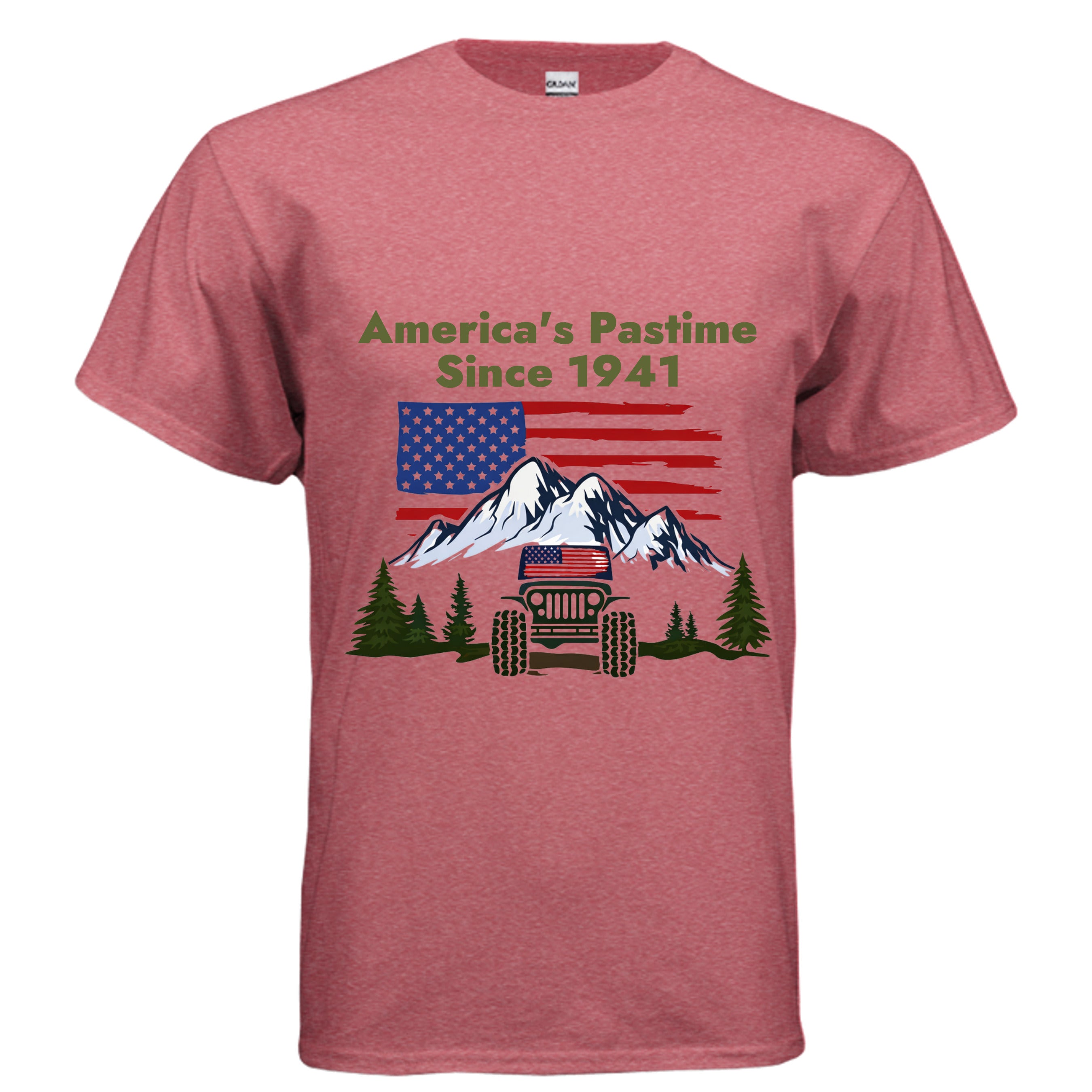 HEATHER RED - G500 - FRONT