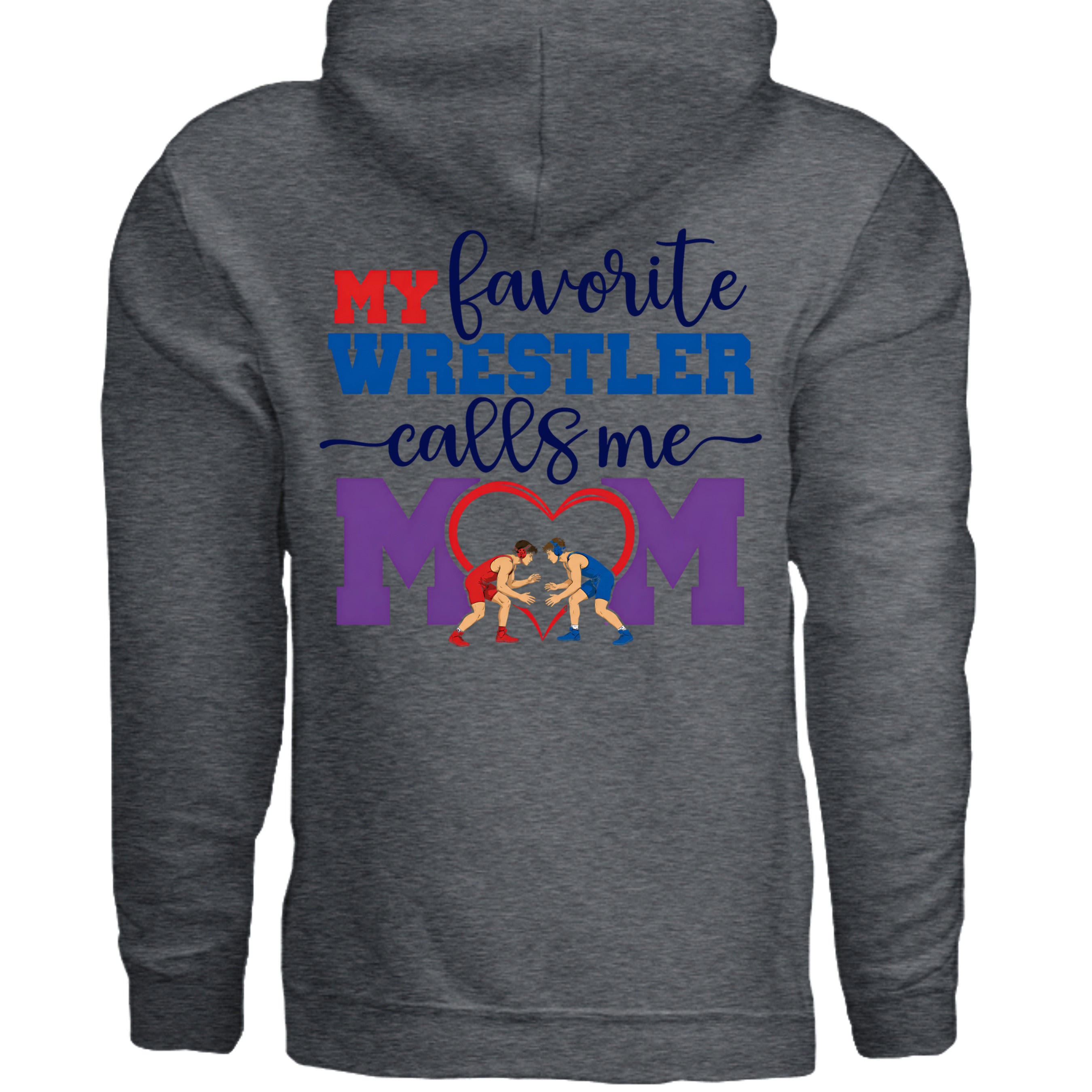 DARK HEATHER - G185 - BACK