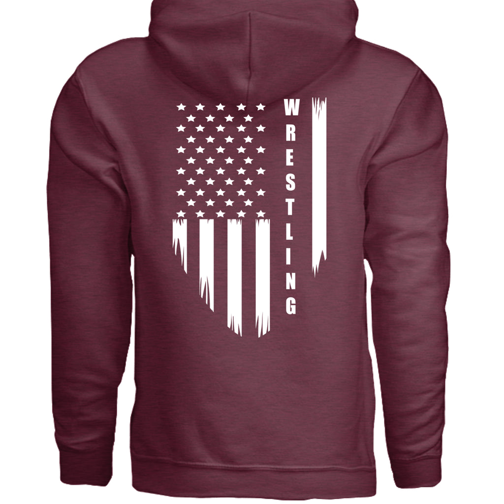 Heather Sport Dark Maroon - G185 - BACK