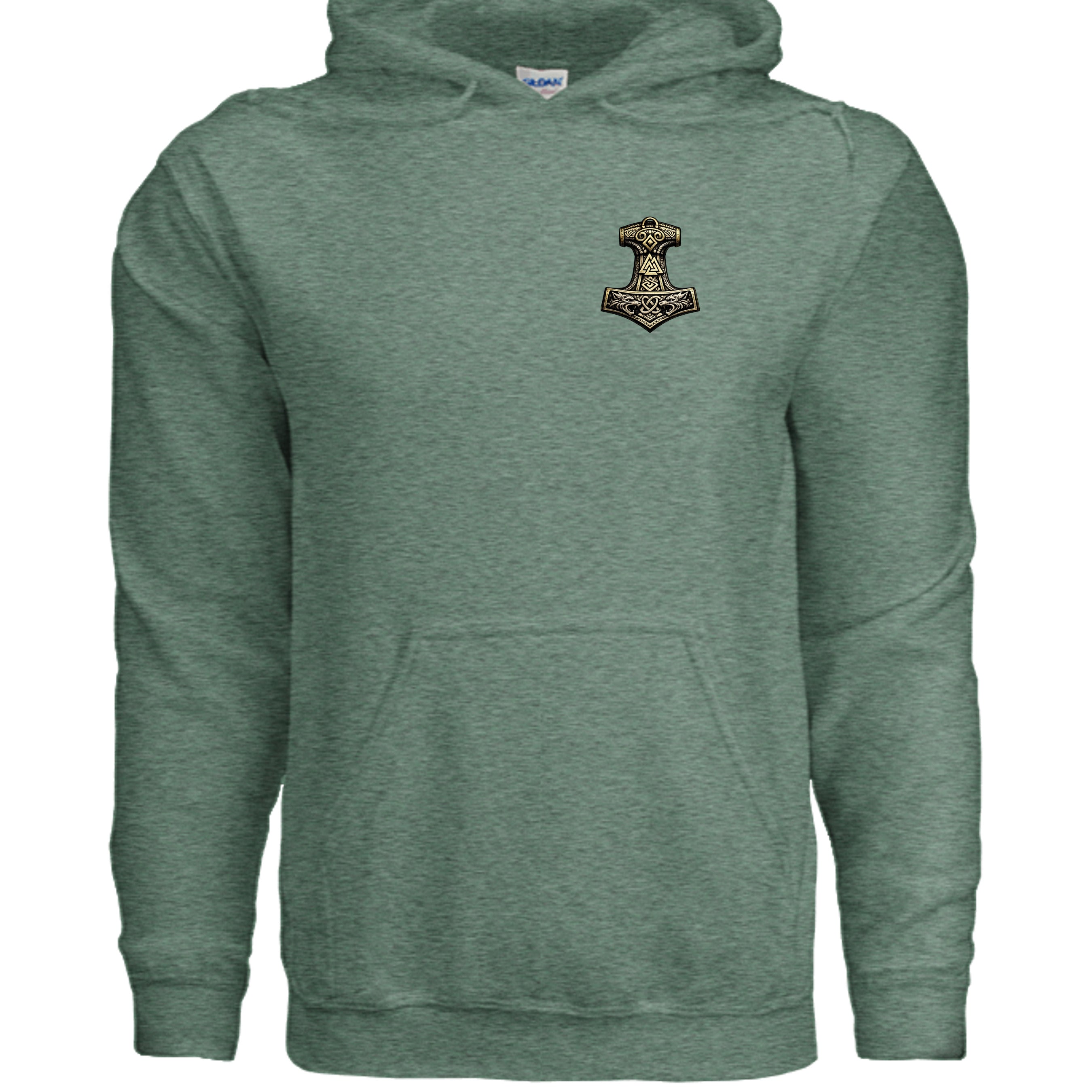Heather Sport Dark Green - G185 - FRONT