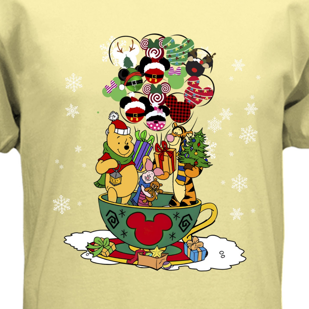 Christmas Pooh and Friend