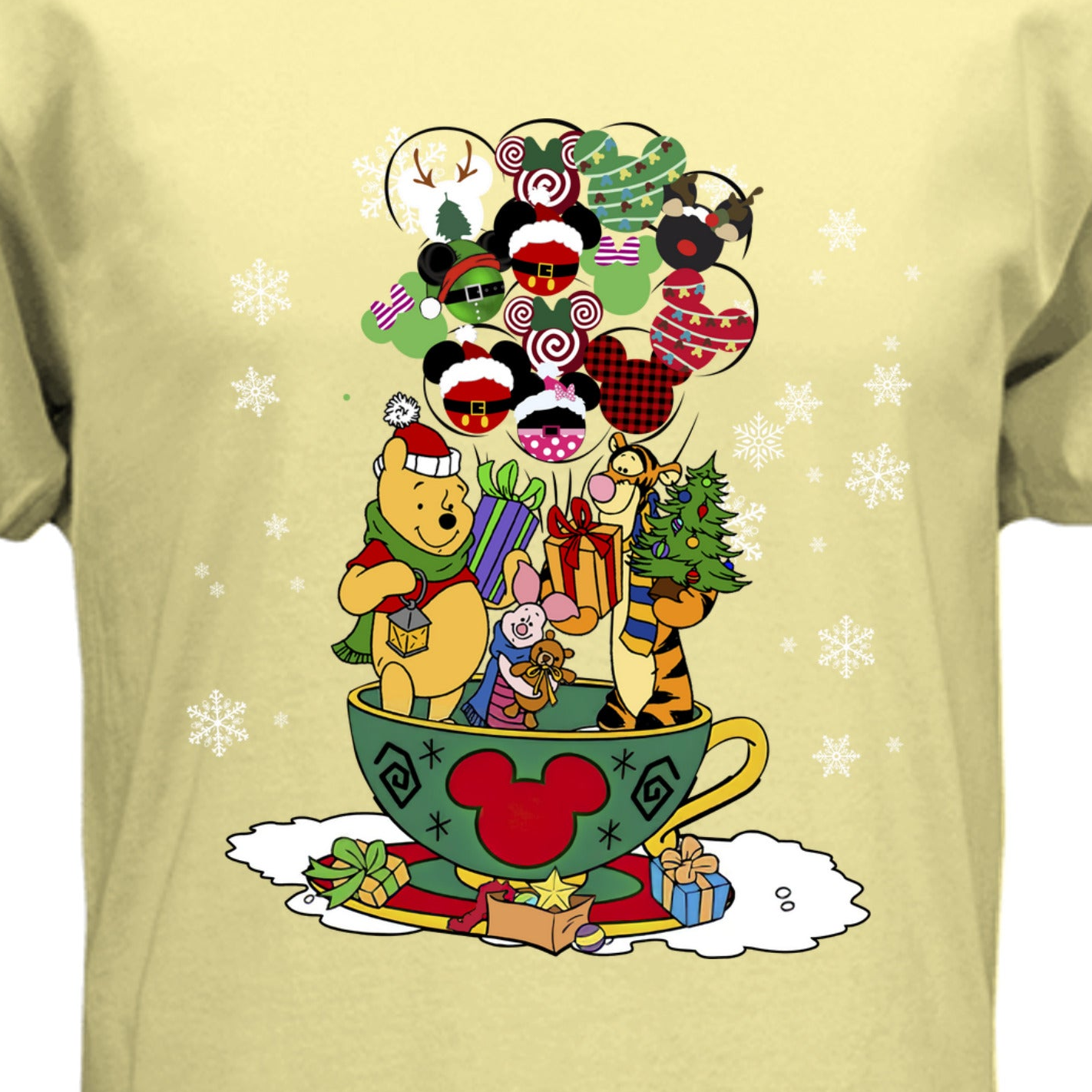 Christmas Pooh and Friend